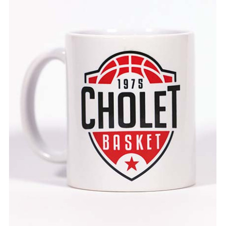 Mug blanc logo CB 3 couleurs