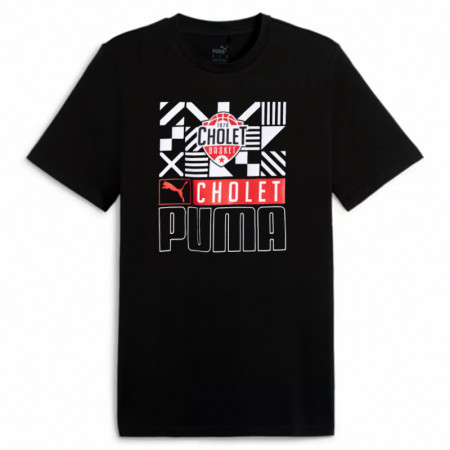 Tee-shirt noir Puma Adulte...